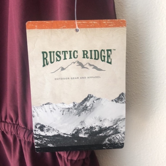 NWT rustic ridge burgundy quick dry dress - Picture 2 of 6